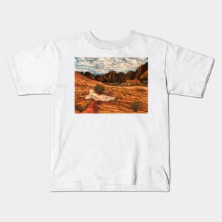 Lounging in the Arizona Sun Kids T-Shirt